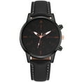 thumbnail image 1 of Reloj de cuarzo para hombre, relojes de moda para hombre, relojes de cuero, relojes casuales, relojes de pulsera con cristales, relojes de pulsera ..., 1 of 3