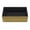 Matte Black / Brushed Gold, variant on Ruvati USA RVL4018GRG 30 in. Fireclay Modern Farmhouse Single Bowl Kitchen Sink, Matte Black & Brushed Gold