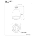 thumbnail image 2 of Kingston Brass GK131A1 Water-Saving Showerhead, Polished Chrome, 2 of 2
