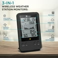 thumbnail image 2 of Logia Weather Station with Rain Gauge, Temperature & Humidity Monitor, Alarms, 2 of 8