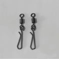 thumbnail image 4 of Yuarrent 100 Uds. Giratorios de pesca giratorios de enclavamiento gancho a presión señuelo conector aparejos Pescar 6#, 4 of 5