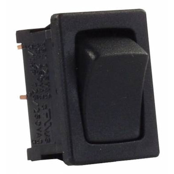 JR Products 12781-5 Mini On/Off Switches, Pack of 5 - Black