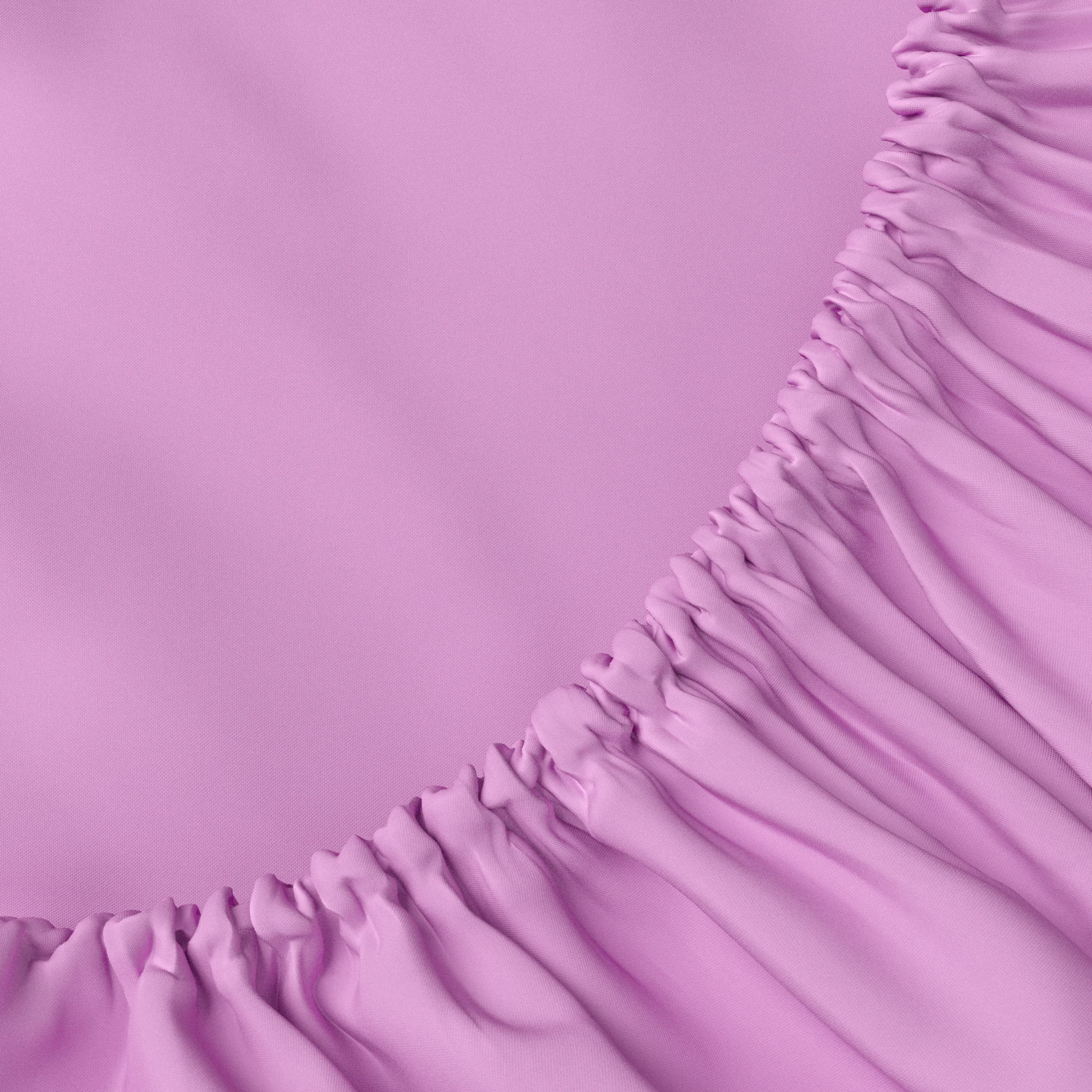 Mainstays Kids Microfiber Bed Sheet Set, Full, Vibrant Orchid, 4 Pieces