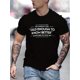 thumbnail image 1 of Camiseta con estampado de eslogan elegante para hombre, camiseta gráfica de verano para hombre, ropa para adultos, hombres, mujeres, adolescentes, jóvenes, camisetas de ocio., 1 of 6