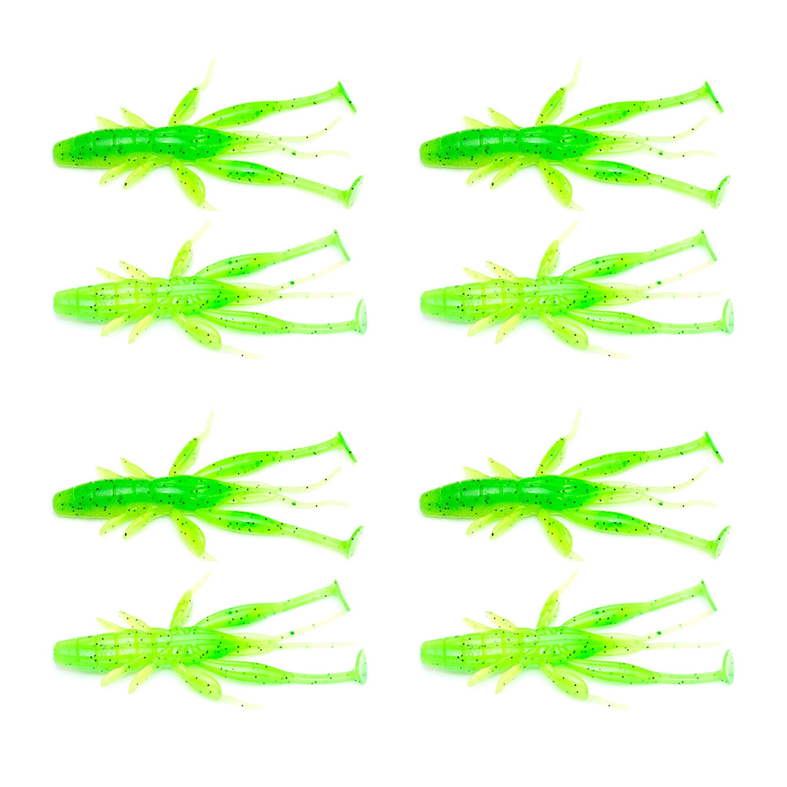 8 PCS Soft Crawfish Lures Plastic Fishing Craw Baits Artificial Fishing Lures Baits Swimbait for Carp Bass Fishing