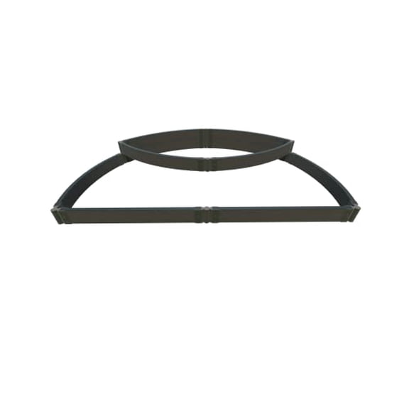 WEATHERED 2" Tool Free: SEMI CIRCLE 2 TIER TERRACE