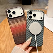ShellTech For iPhone 15 Pro Max Hard PC Magnetic Case Carbon Fiber Cover with Anti-Scratch, Dust/Dirt Proof,Shockproof,Slim Heat Dissipation & Compatible with MagSafe Wireless Charging,A