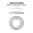 thumbnail image 4 of 304 Stainless Steel Flat Washers M8x16mm Belleville Spring Disc Washer Conical Knurled Metric Gasket 100 Pack, 4 of 6