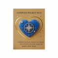 thumbnail image 2 of 2026 New Year Pocket Hug Keepsake, Compass Pocket Hug New Year Keepsake - 3.5x4.5in Resin Heart Memorial, Inspiring Gift for Friends & Family (B,1PC), 2 of 7