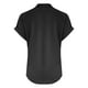 thumbnail image 4 of Camiseta sin mangas de verano para mujer, corte holgado, cuello en V plisado, sin mangas, bajo curvo, fluida, 4 of 5
