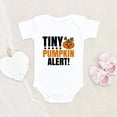 thumbnail image 2 of Newbabywishes - Tiniest Pumpkin Alert Baby Clothes for Boys and Girls - Halloween Baby Clothing, 2 of 4