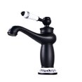 thumbnail image 1 of Grifo de lavabo retro, grifo de cerámica de latón, grifo mezclador antiguo vintage, grifo de agua fría/caliente, decoración de repuesto para cocina, baño, negro, 1 of 5