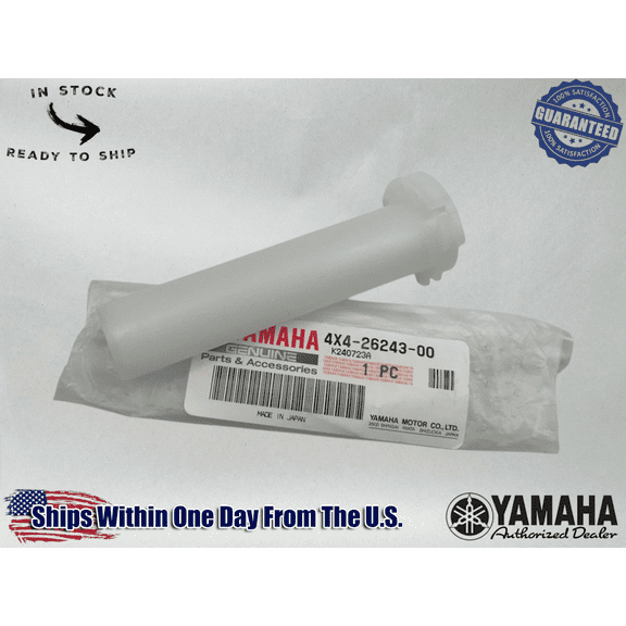 Yamaha Genuine OEM Authentic RH RIGHT THROTTLE TUBE GUIDE 4X4-26243-00-00