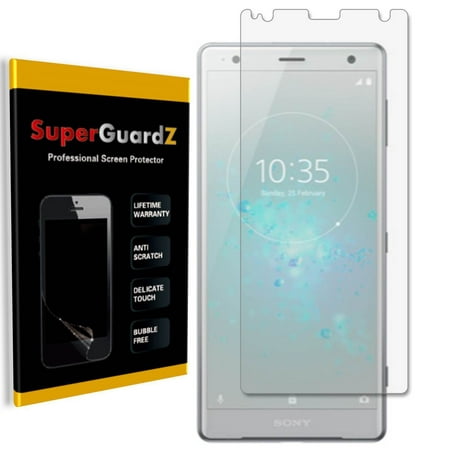 [8-Pack] For Sony Xperia XZ2 SuperGuardZ Screen Protector, Ultra Clear, Anti-Scratch, Anti-Bubble