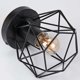 thumbnail image 5 of Lámpara de techo de estilo industrial, diseño retro negro para instalación empotrada, base E26 compatible con comedores o cocinas, 5 of 6