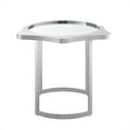 thumbnail image 3 of Inspired Home  21.6 x 22.4 x 23.6 in. Posh Living Lamiyah End Table with Mirrored Top, Chrome, 3 of 8