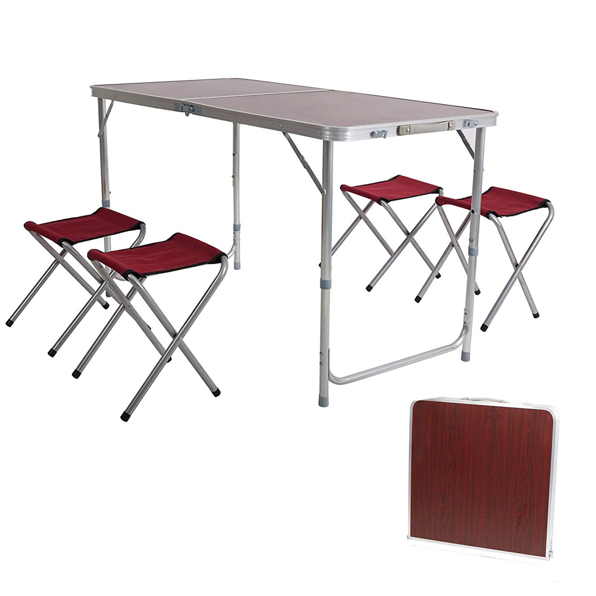 Karmasfar Product Outdoor Folding Camp Table Suitcase Lightweight Karmasfar Product Outdoor Folding Camp Table Suitcase Lightweight Height Adjule Portable Foldable Picnic