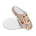 thumbnail image 3 of Goofa Thanksgiving with Food Print Womens Mens Cotton Lightweight House Slippers , Washable Home Slippers,Indoor Comfy Bedroom Cozy Slippers-39/40, 3 of 7