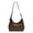 Brown, variant on PU Crossbody Bag Trendy Top Handle Handbag Casual Underarm Bag for Women