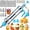 blue, variant on Dessert Decorating Syringe Set, Stainless Steel Frosting Piping Kit with 6 Icing Tips for Cake & Cupcake Decorating