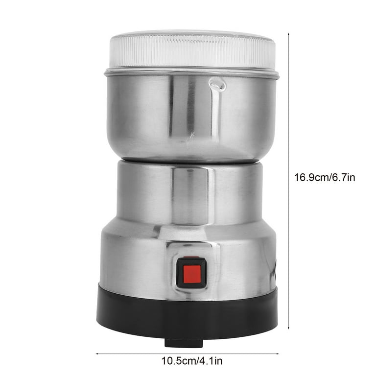 WYZworks Automatic Electric Coffee Bean Grinder 250G Machine 180W with  Stainless Steel Cup Cast and Iron Grinding Disc