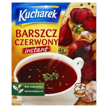 Kucharek Barszcz Czerwony Instant Red Borscht Soup Mix (5-Pack)