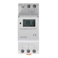 thumbnail image 1 of Temporizador de carril Digital LCD semanal DIN interruptor de Control de relé de tiempo Industrial AC220V-240V AHC15A, 1 of 14