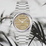 Luxury Specht & Sons New Fashion 222 Gold Automatic Watch For Men Japan NH35 Movement Sapphire Crystal Sand Dune Wristwatch Reloj