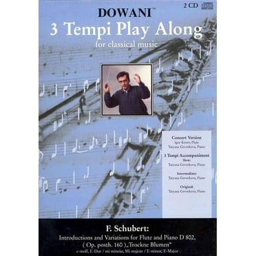 Introductions and Variations for Flute and Piano D 802, (Op.Posth. 160) Trockne Blumen in E minor: 2-CD Set