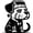 Zombie Dog, variant on Ball Tatt Clover Two Pack Golf Ball Stamper Self-Inking with 32mm Hat Clip and Ball Marker