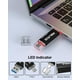 thumbnail image 5 of Unidad flash USB ABLAZE de 64 GB, paquete de 2 unidades USB 3.0+tipo C para iPhone, 5 of 8