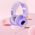 thumbnail image 2 of Bluetooth Wireless Headset with Mic for Work, Bluetooth 5.3, Advanced Noise Reduction Microphone, Clear Calls - Comfortable Over-Ear Headphones for PC, Laptop, iPhone, Android, Zoom, Office, 2 of 8