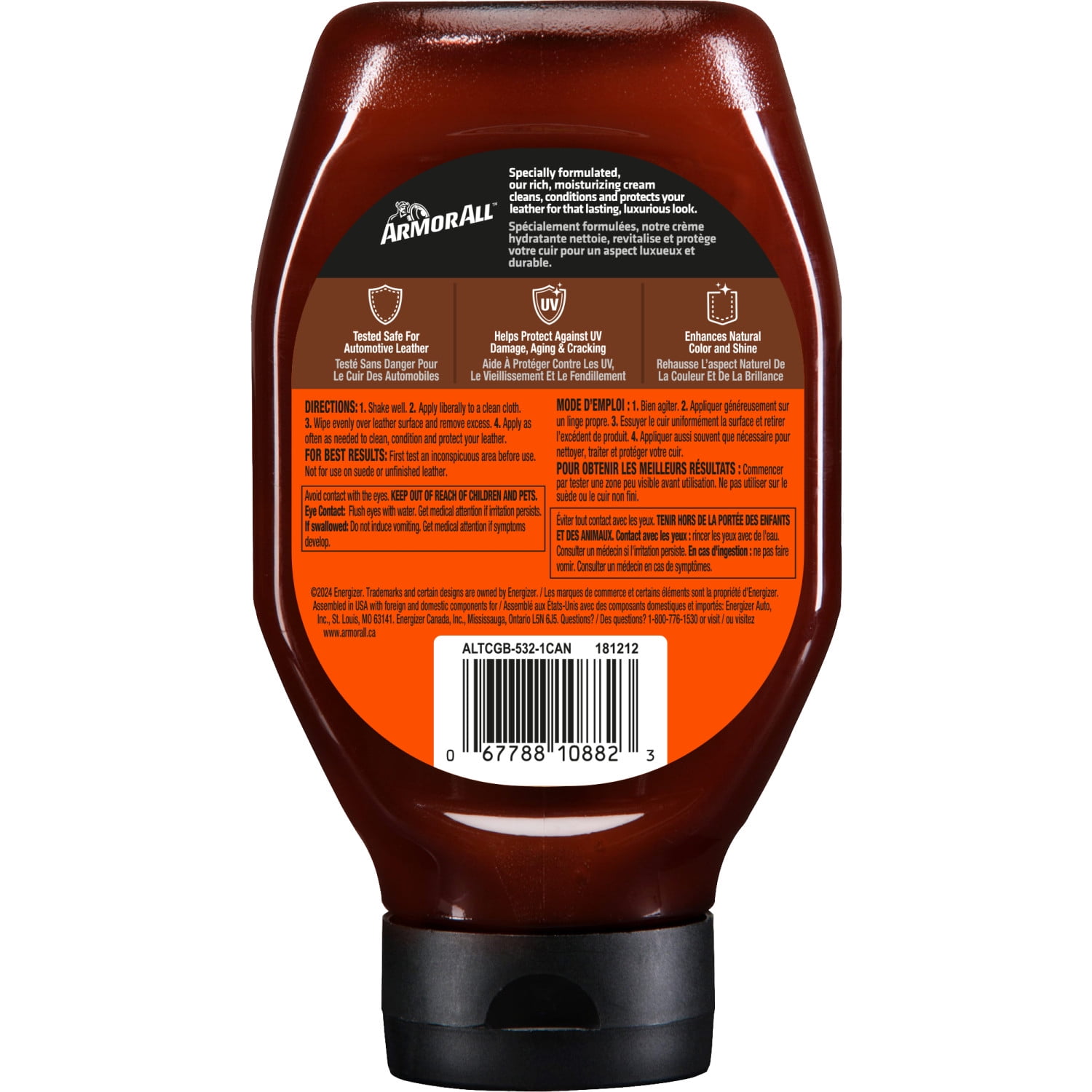 Armor All Leather Care Gel Formula - 18 FL OZ, Leather Care Gel Formula - 18