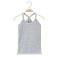 thumbnail image 4 of UACY Girls Summer Tank Tops Sleeveless Spaghetti Strap Racerback Camisole Kids Cotton Lightweight Beach Vacation Blouses (Grey, 12-18 Months), 4 of 9