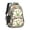 Dinosaur and Palm, variant on Dinosaur and Palm Off White Pattern Backpack for School, Cute School Bag with Adjustable Shoulder Straps and Padded Back, 16.9"x12.6"x5.9"
