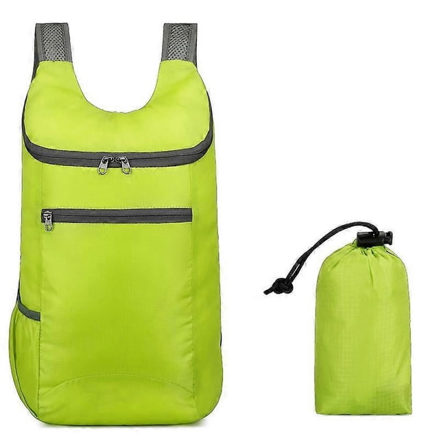 Mochila plegable ligera de nailon, impermeable, para exteriores, plegable, para senderismo, camping, viajes, gran capacidad, para deportes.