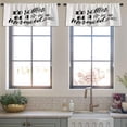 thumbnail image 4 of LALILO Kitchen Curtain Valance I Mermaid Inspirational Quote Rod Pocket Window Curtain 52"x 18" Set of 2, 4 of 7