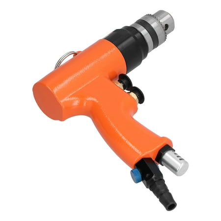 

Zerone Reversible Pneumatic Drill Pneumatic Drill 3/8in Pneumatic Air Drill CW CCW Reversible Drilling Tools 1.5‑10mm 1500rpm KV‑5110A