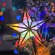 thumbnail image 3 of Adorno de estrella para árbol de Navidad, luces para decoración de árbol de estrella 3D, copa de árbol de Navidad de doble cara con 10 LED blanco cálido + color, 2 uds., 3 of 5