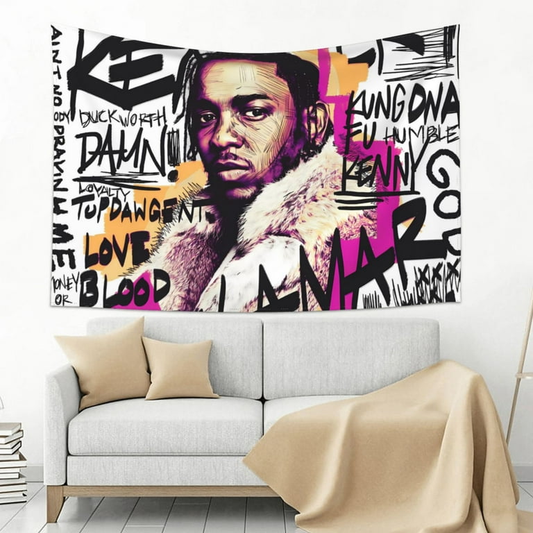 60x40 Inch Tapestry Funny Tapestries for Kendrick Lamar Tapestry Room 3D Blanket Wall Hanging Walmart