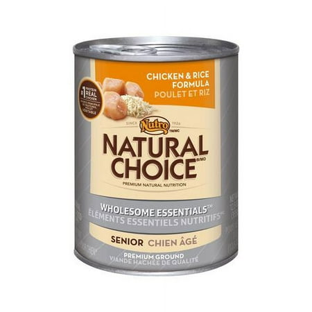 American Distribution & Mfg 11565 Dog Food, Canned, Chicken & Rice, Senior, 12.5 oz
