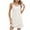 White, variant on Dealovy Summer Dresses for Women Spaghetti Strap Sleeveless Sundress Scoop Neck Hollow out Short Tank Dress
