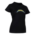 thumbnail image 3 of NFL Playera Aficionado Básica Los Angeles Chargers Negro para Mujer, Talla Extra Grande, 3 of 5