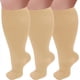 thumbnail image 3 of Calcetines de mujer, calcetines anchos, calcetines elásticos de talla grande, calcetines de presión, calcetines deportivos para pantorrilla, 3 of 4