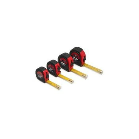 Titan TTN17504 4 Pc. Quick Read, Cushion Grip, Tape Measure Set