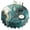 Teal Gold Marble, variant on Teal Gold Marble Pattern Round Tablecloth 60"x60",Wrinkle Wipeable Table Cloth for Kitchen Dining Room Picnic Patio Party