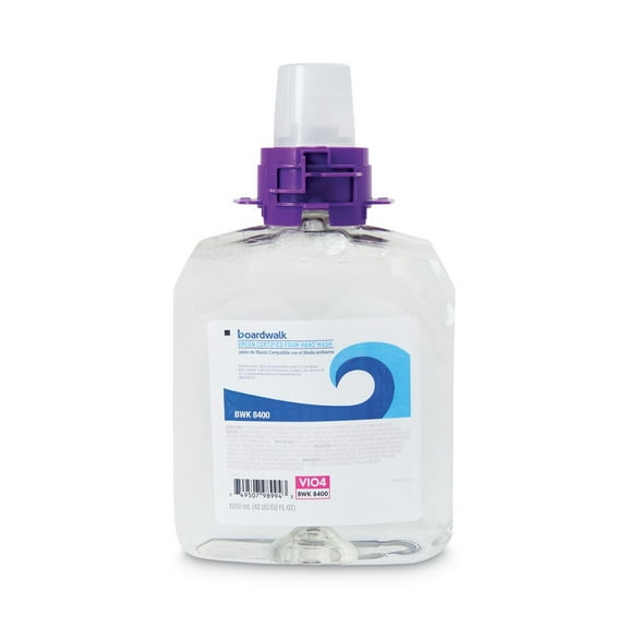 Boardwalk 6165-04-GCE00VL Green Certified Fragrance Free 1250 mL Foam Soap Refills (4/Carton)