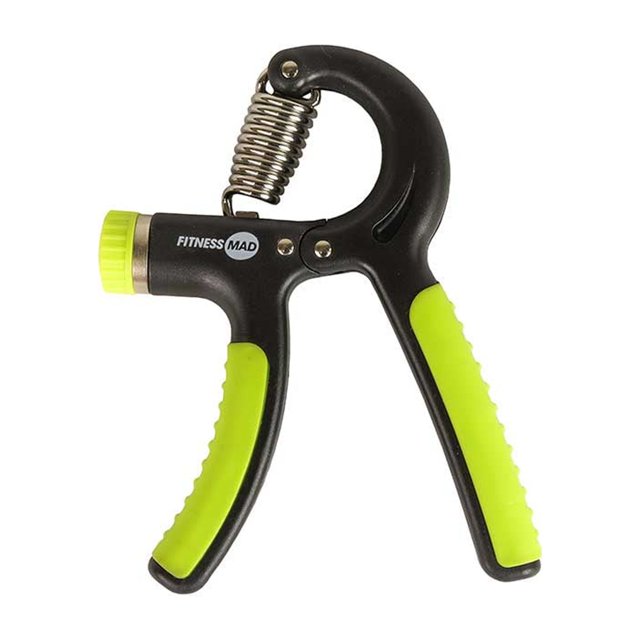 Fitness Mad - Entrenador de Agarre (Verde, Negro)
