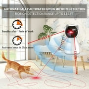 YVE LIFE Cat Toys,The 4th Generation Real Random Trajectory,Motion Activated Rechargeable Automatic Cat Laser Toy,Interactive Cat Toys for Indoor Cats/Kitten/Dogs