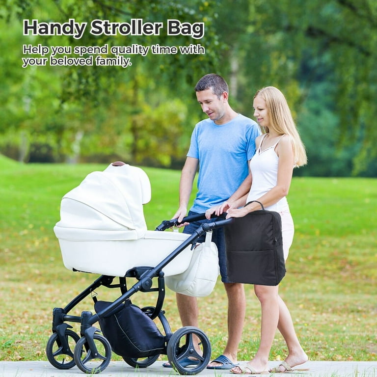 Stroller Travel Bag Foldable Stroller Backpack Lightweight Stroller Travel Bag Baby Stroller Travel Storage Bag with Padded Handle Stroller Travel